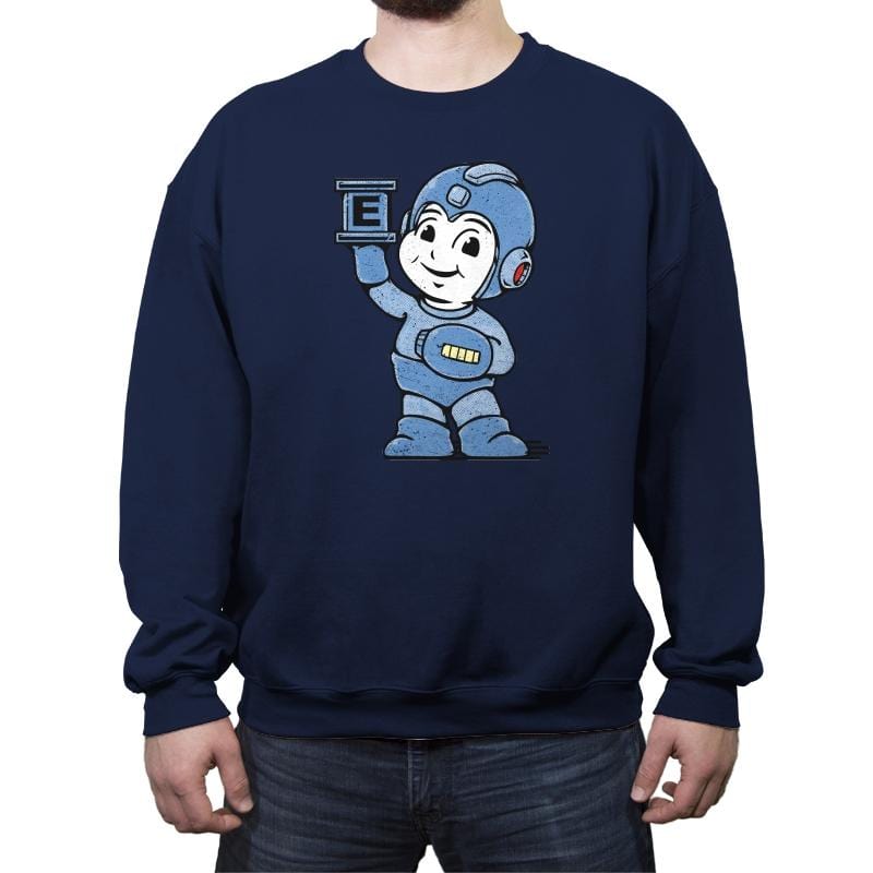 Big Mega Boy - Crew Neck Sweatshirt Crew Neck Sweatshirt RIPT Apparel Small / Navy