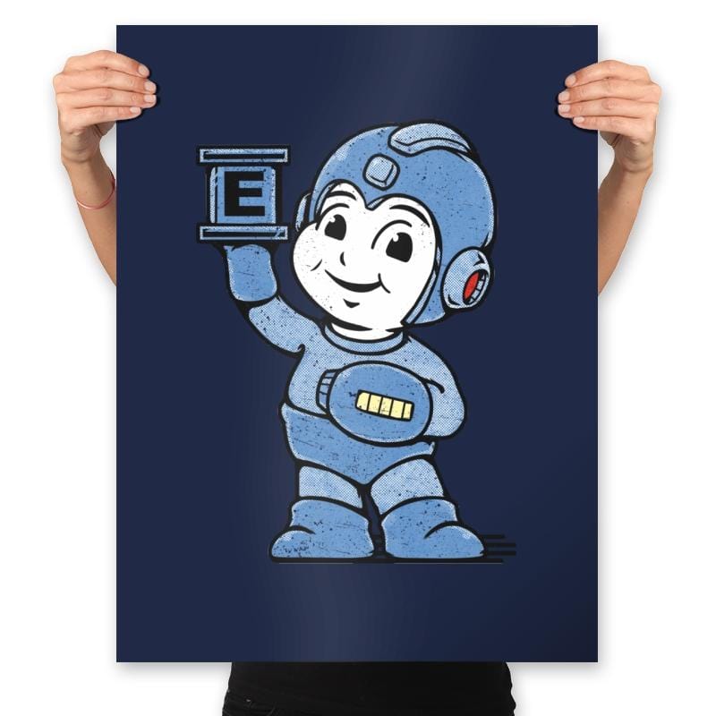 Big Mega Boy - Prints Posters RIPT Apparel 18x24 / Navy