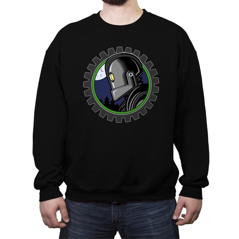 Big Metal Friend - Crew Neck Sweatshirt Crew Neck Sweatshirt RIPT Apparel Small / Black