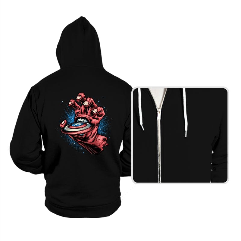 Big Red Hand - Hoodies Hoodies RIPT Apparel Small / Black