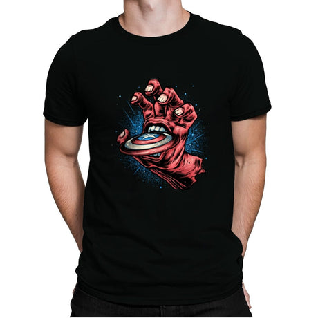Big Red Hand - Mens Premium T-Shirts RIPT Apparel Small / Black