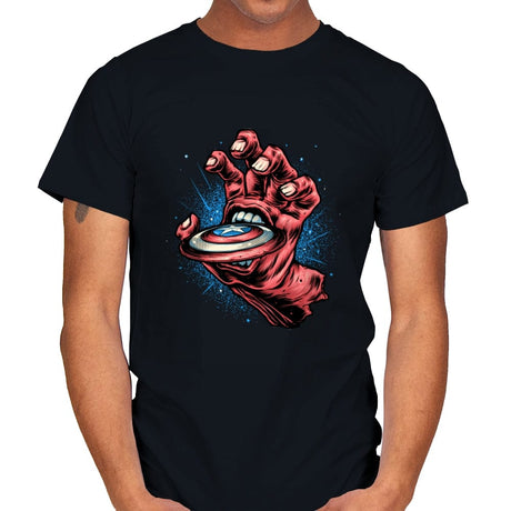Big Red Hand - Mens T-Shirts RIPT Apparel Small / Black