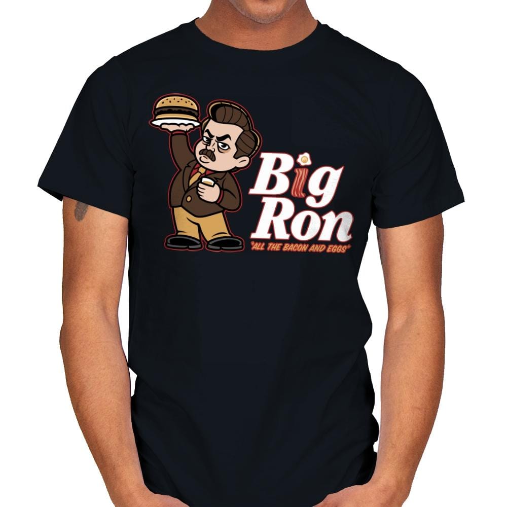 Big Ron  - Mens T-Shirts RIPT Apparel Small / Black