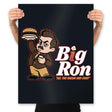 Big Ron  - Prints Posters RIPT Apparel 18x24 / Black