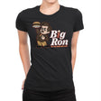 Big Ron  - Womens Premium T-Shirts RIPT Apparel Small / Black