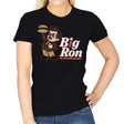 Big Ron  - Womens T-Shirts RIPT Apparel Small / Black