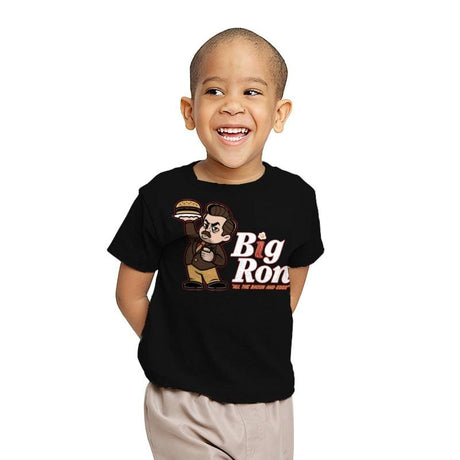 Big Ron  - Youth T-Shirts RIPT Apparel X-small / Black