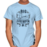 Big Shrimpin' Exclusive - Mens T-Shirts RIPT Apparel Small / Light Blue