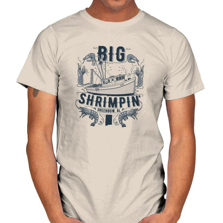 Big Shrimpin' Exclusive - Mens T-Shirts RIPT Apparel Small / Natural