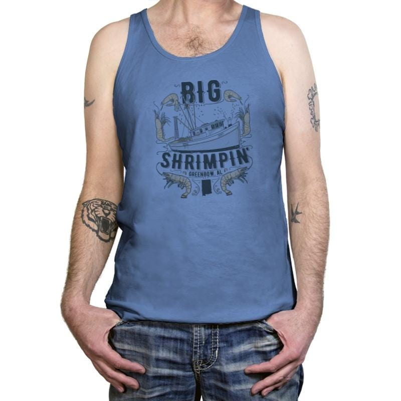 Big Shrimpin' Exclusive - Tanktop Tanktop RIPT Apparel X-Small / Blue Triblend