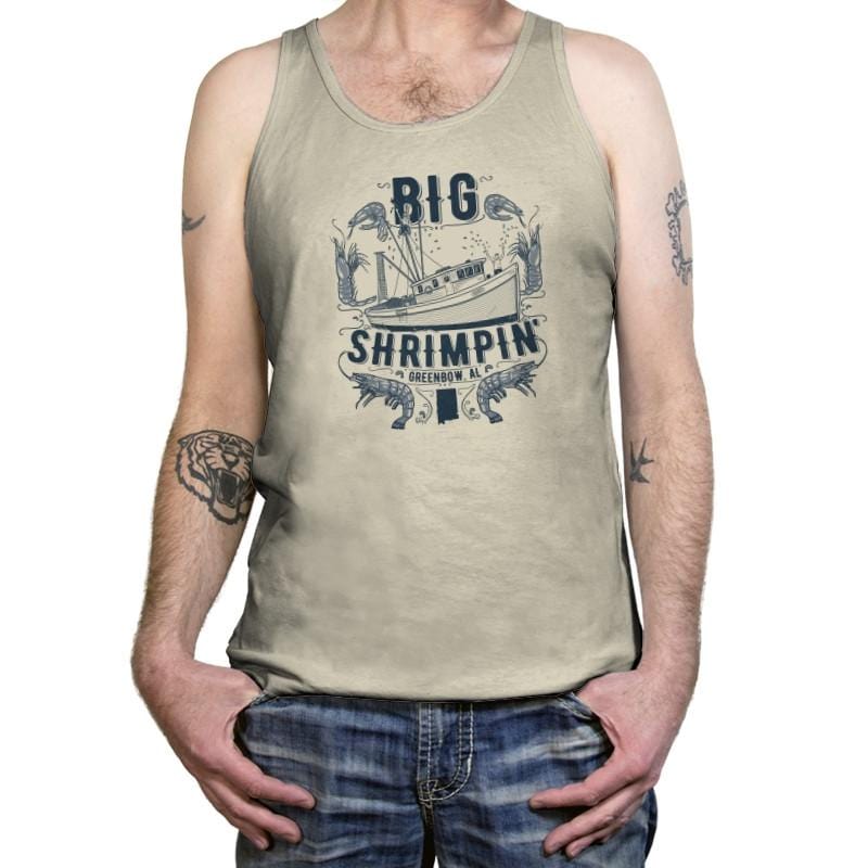 Big Shrimpin' Exclusive - Tanktop Tanktop RIPT Apparel X-Small / Oatmeal Triblend