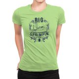 Big Shrimpin' Exclusive - Womens Premium T-Shirts RIPT Apparel Small / Mint