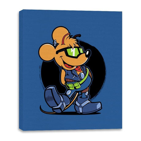 Biker Mouse - Canvas Wraps Canvas Wraps RIPT Apparel 16x20 / Royal
