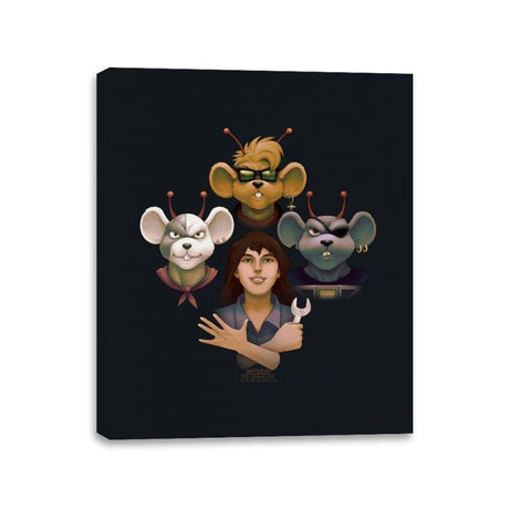 Bikers' Rhapsody - Canvas Wraps Canvas Wraps RIPT Apparel 11x14 / Black