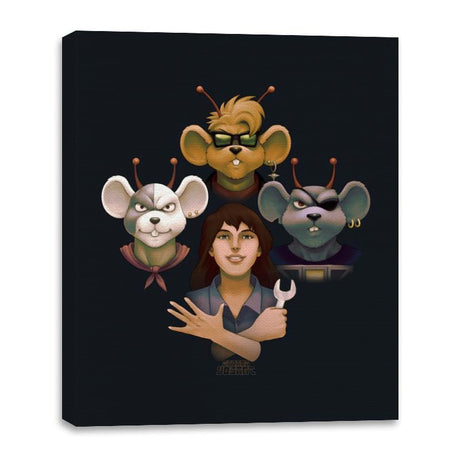 Bikers' Rhapsody - Canvas Wraps Canvas Wraps RIPT Apparel 16x20 / Black