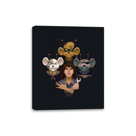 Bikers' Rhapsody - Canvas Wraps Canvas Wraps RIPT Apparel 8x10 / Black