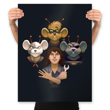 Bikers' Rhapsody - Prints Posters RIPT Apparel 18x24 / Black