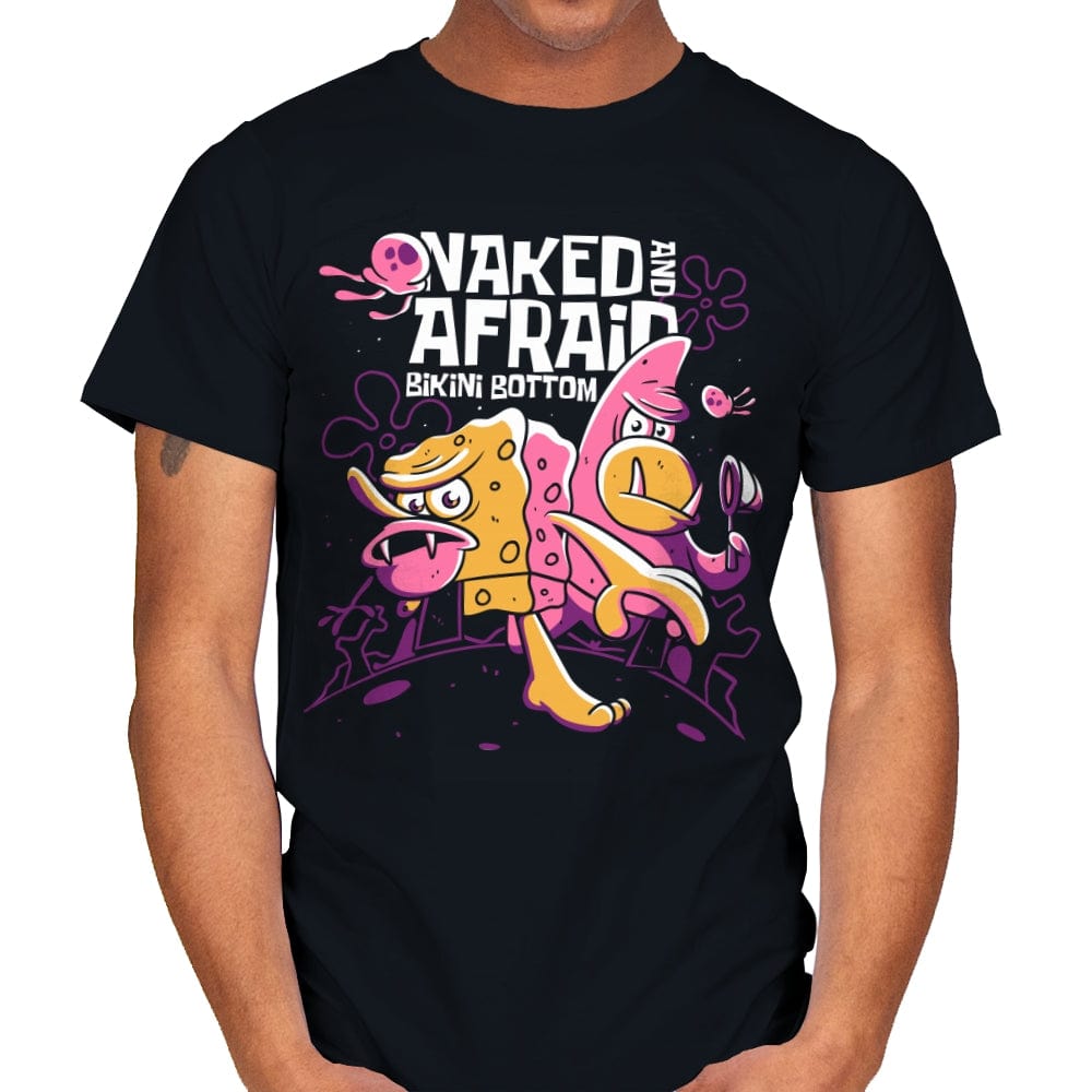 Bikini Bottom Survivalists - Mens T-Shirts RIPT Apparel Small / Black