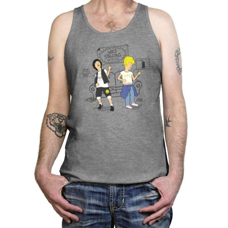 BILLvis and ButtTED - Tanktop Tanktop RIPT Apparel X-Small / Athletic Heather