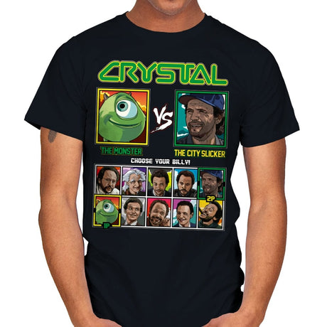 Billy Crystal Fighter - Mens T-Shirts RIPT Apparel Small / Black