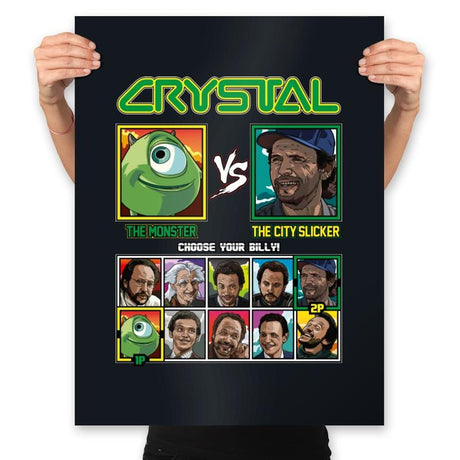 Billy Crystal Fighter - Prints Posters RIPT Apparel 18x24 / Black