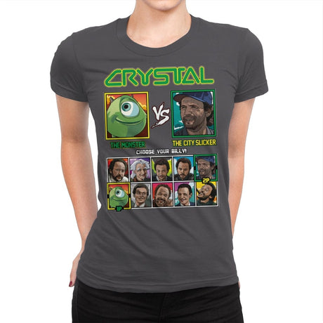 Billy Crystal Fighter - Womens Premium T-Shirts RIPT Apparel Small / Heavy Metal