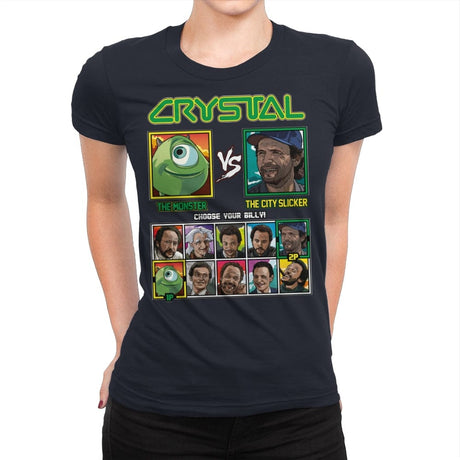 Billy Crystal Fighter - Womens Premium T-Shirts RIPT Apparel Small / Midnight Navy