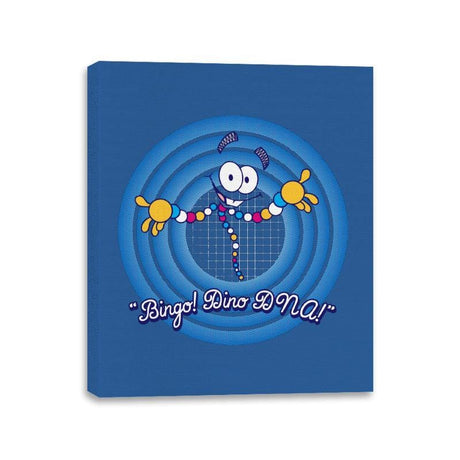 Bingo! Dino DNA! - Canvas Wraps Canvas Wraps RIPT Apparel 11x14 / Royal