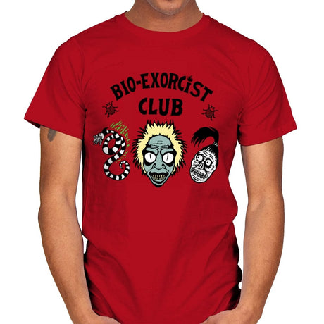 Bio-Exorcist Club - Mens T-Shirts RIPT Apparel Small / Red