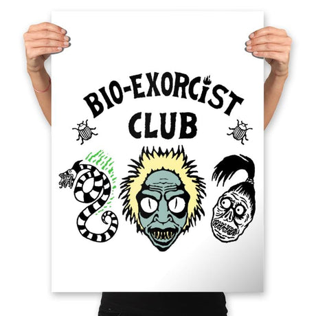 Bio-Exorcist Club - Prints Posters RIPT Apparel 18x24 / White