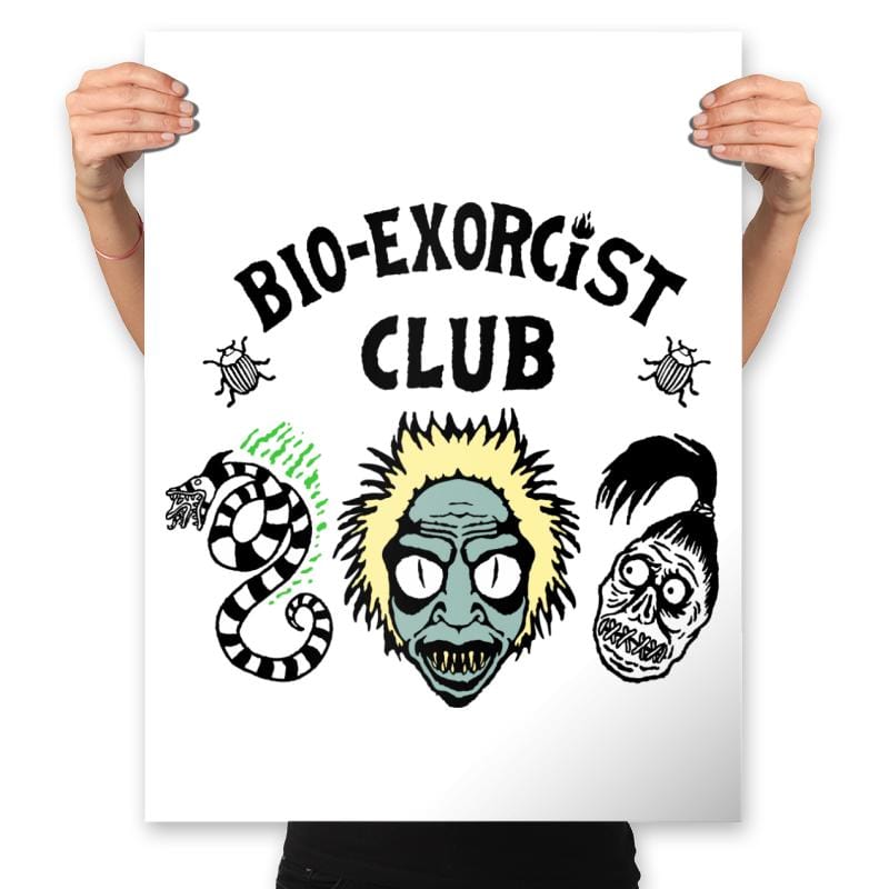 Bio-Exorcist Club - Prints Posters RIPT Apparel 18x24 / White