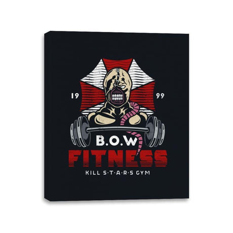 Bio Organic Weapon Fitness - Canvas Wraps Canvas Wraps RIPT Apparel 11x14 / Black