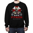 Bio Organic Weapon Fitness - Crew Neck Sweatshirt Crew Neck Sweatshirt RIPT Apparel Small / Black