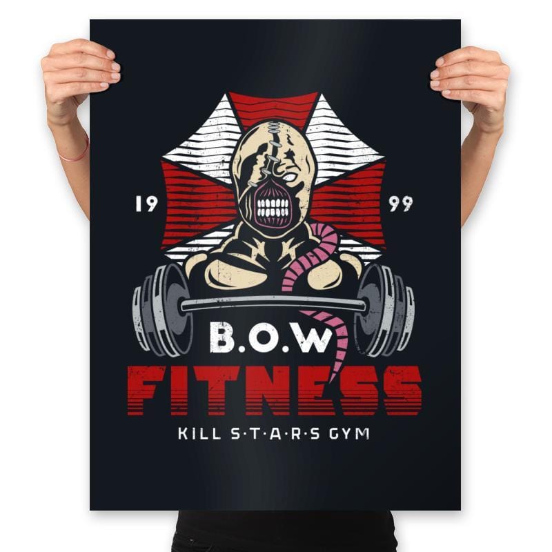 Bio Organic Weapon Fitness - Prints Posters RIPT Apparel 18x24 / Black