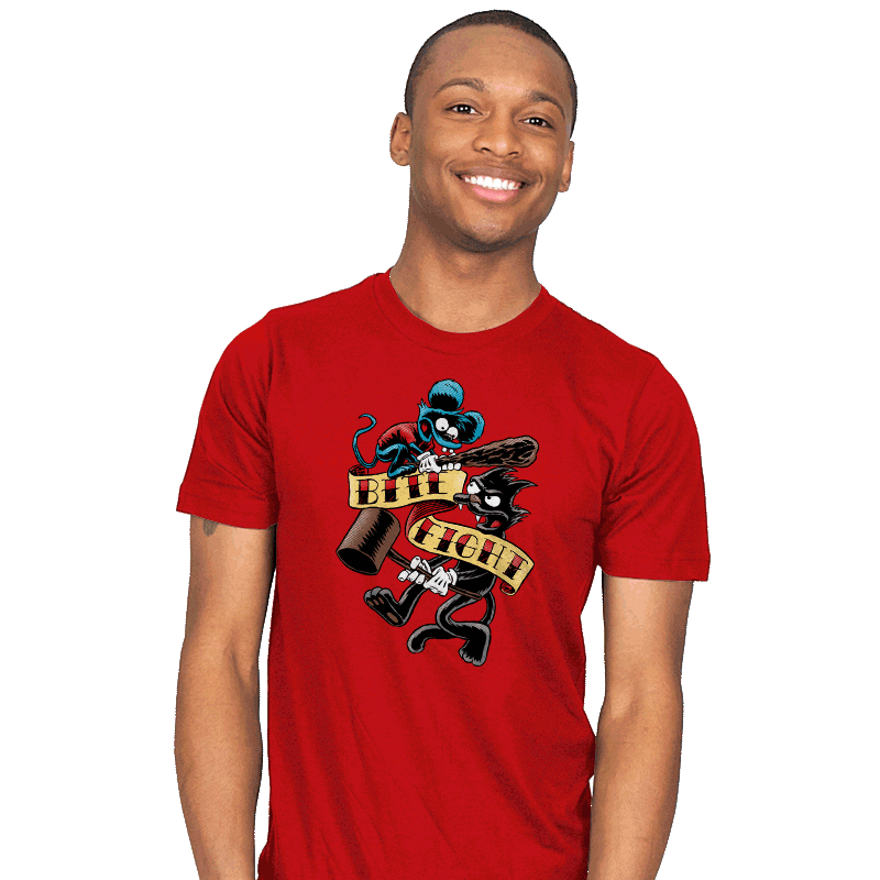 Bite and Fight - Mens T-Shirts RIPT Apparel