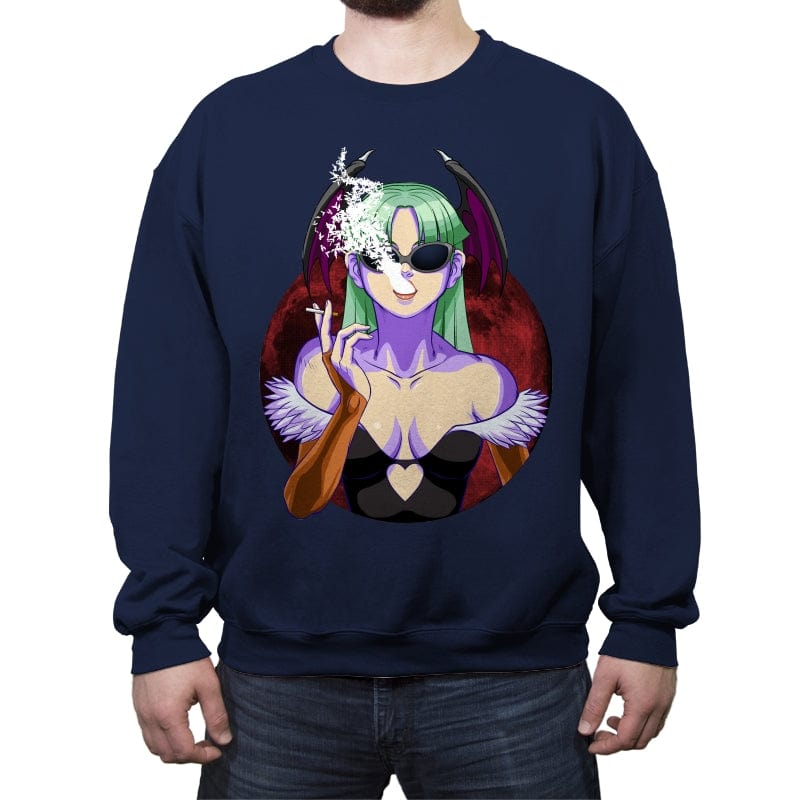 Bite Club - Crew Neck Sweatshirt Crew Neck Sweatshirt RIPT Apparel Small / Navy