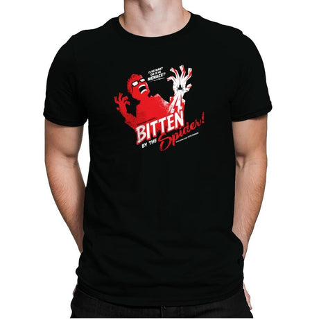 Bitten by the Spider Exclusive - Mens Premium T-Shirts RIPT Apparel Small / Black