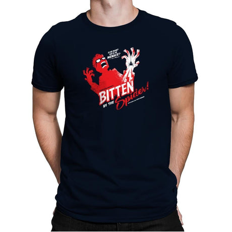 Bitten by the Spider Exclusive - Mens Premium T-Shirts RIPT Apparel Small / Midnight Navy
