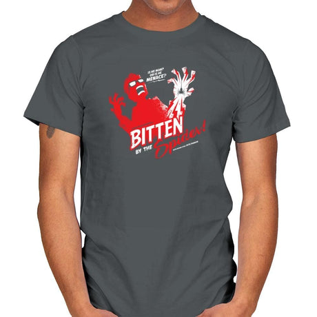 Bitten by the Spider Exclusive - Mens T-Shirts RIPT Apparel Small / Charcoal
