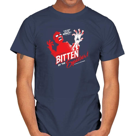 Bitten by the Spider Exclusive - Mens T-Shirts RIPT Apparel Small / Navy