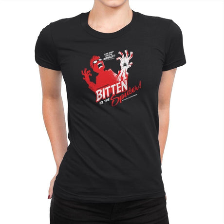 Bitten by the Spider Exclusive - Womens Premium T-Shirts RIPT Apparel Small / Black