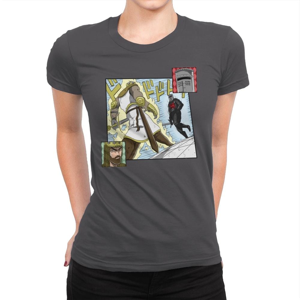 Bizarre Fight  - Womens Premium T-Shirts RIPT Apparel Small / Heavy Metal