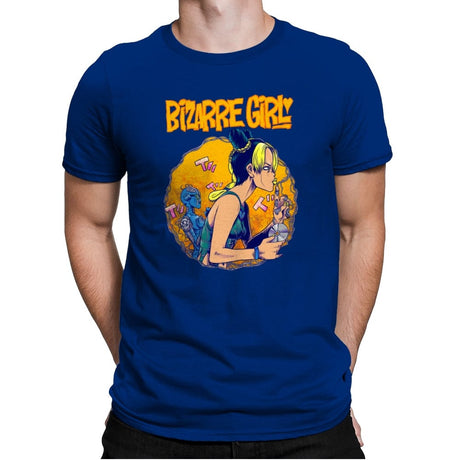 Bizarre Girl - Mens Premium T-Shirts RIPT Apparel Small / Royal
