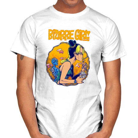 Bizarre Girl - Mens T-Shirts RIPT Apparel Small / White