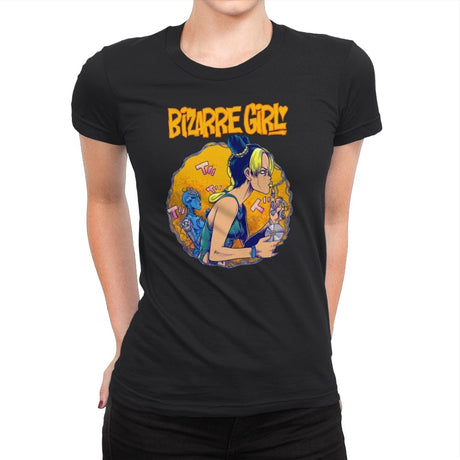 Bizarre Girl - Womens Premium T-Shirts RIPT Apparel Small / Black