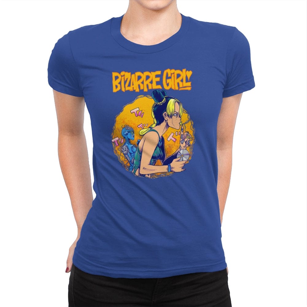 Bizarre Girl - Womens Premium T-Shirts RIPT Apparel Small / Royal