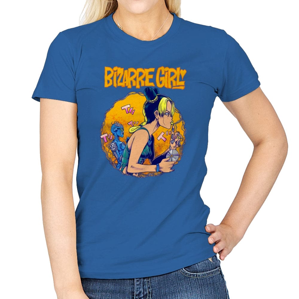 Bizarre Girl - Womens T-Shirts RIPT Apparel Small / Royal