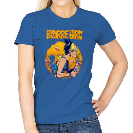 Bizarre Girl - Womens T-Shirts RIPT Apparel Small / Royal