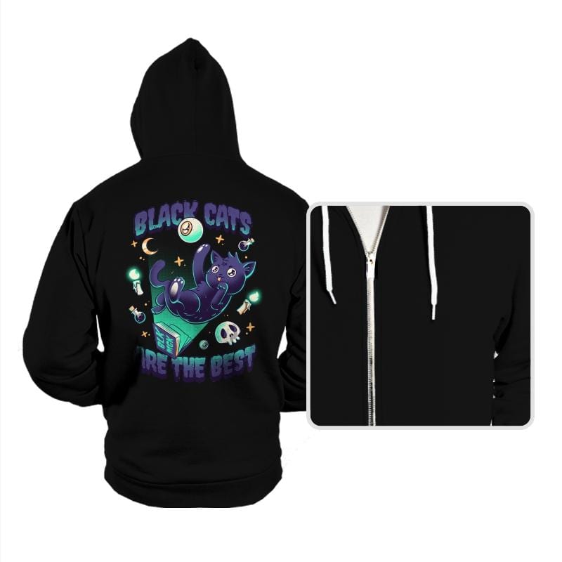 Black Cats Are The Best - Hoodies Hoodies RIPT Apparel