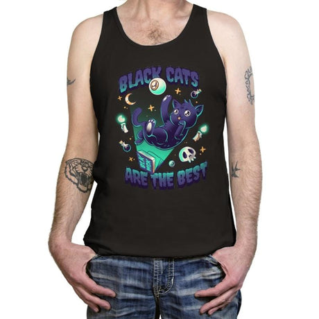 Black Cats Are The Best - Tanktop Tanktop RIPT Apparel